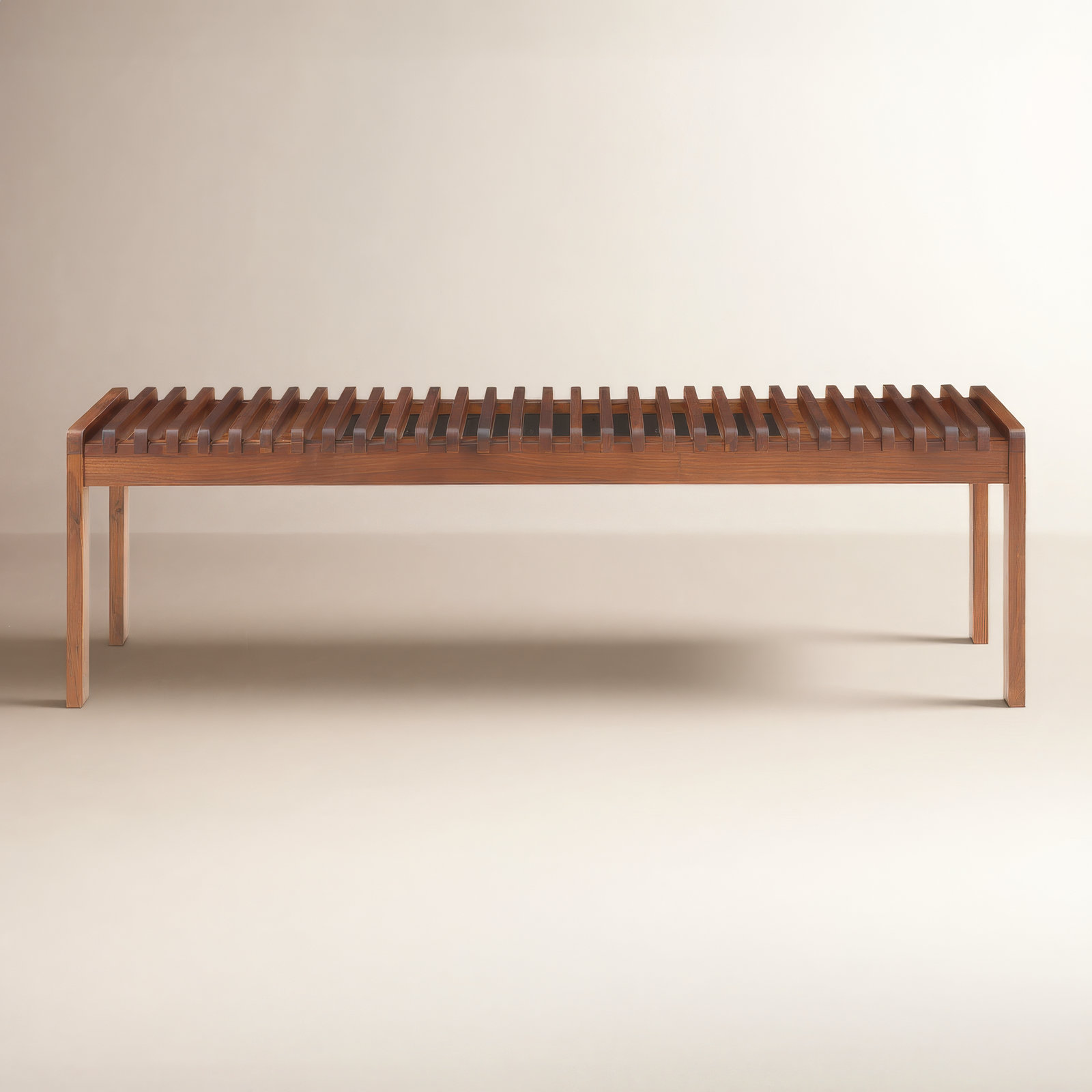 Cortes 60" Entryway Bench, Walnut