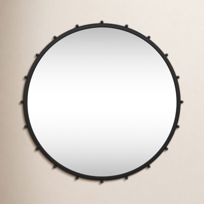 Weston Metal Round Mirror