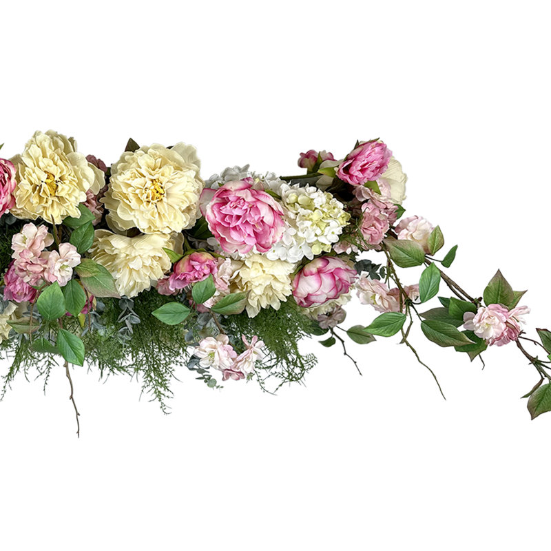 Peony, Cherry Blossom And Eucalyptus Chandelier