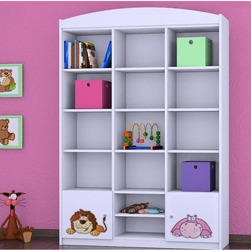 Danielle 183cm H X 132cm W Kids Cube, White