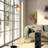 Iberis 68'' Slim Dimmable Floor Lamp With Remote Control, Handwoven Rattan Shade, 10W LED Bulb Included