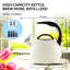 Chantal Anniversary 2 qt. Enamel on Steel Stovetop tea kettle-1789707796