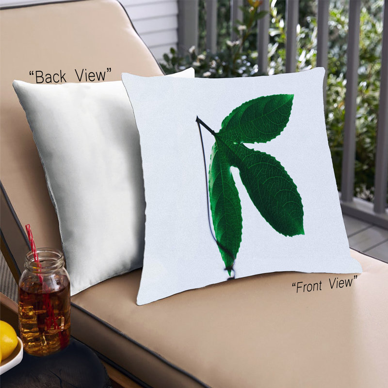 Coussin décoratif Color Focus Green 32, Microsuède