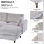 Canapé modulaire moderne en velours côtelé, ensemble de canapé en forme de L convertible en U avec coussin, canapé modulaire surdimensionné avec repose-pieds-1212785325