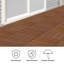 Carreaux de patio à emboîtement 11,63 "x 11,63"-97832866