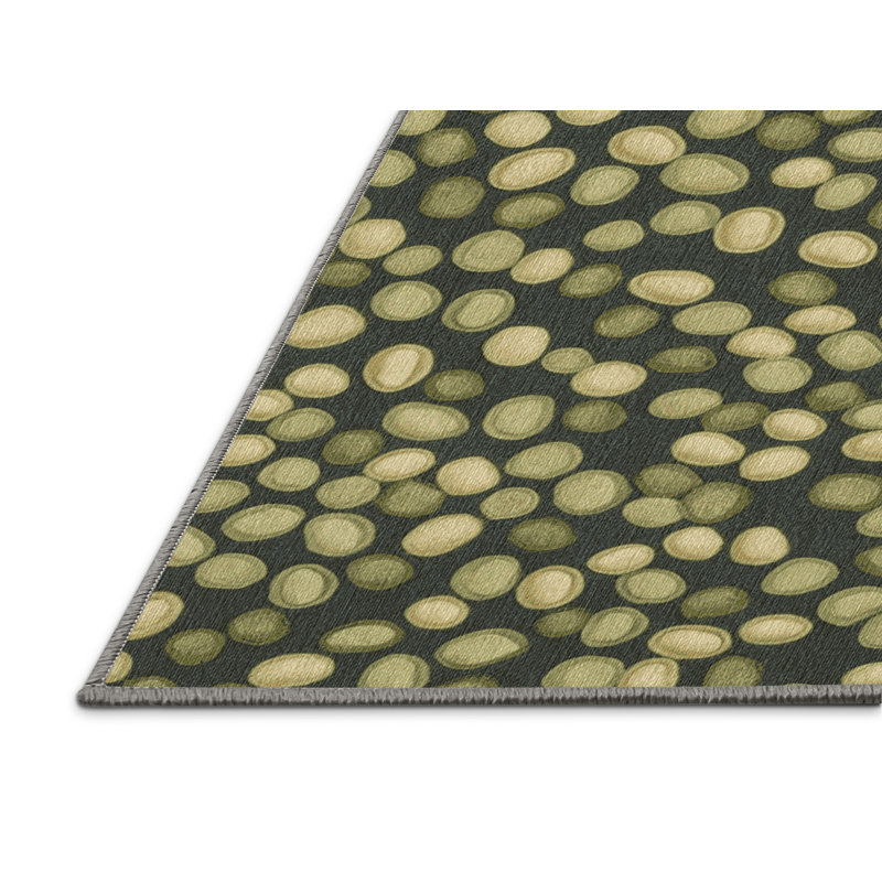  Tapis lavable Fava Bean, Rectangulaire 2 pi x 3 pi