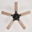 Ventilateur de plafond à 52 pales 52 po avec télécommande et ensemble d'éclairage inclus Kohn