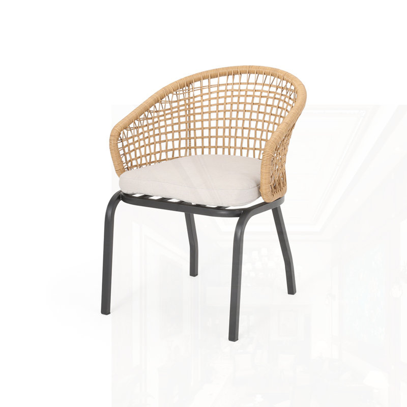 Chaise d'extérieur avec coussin