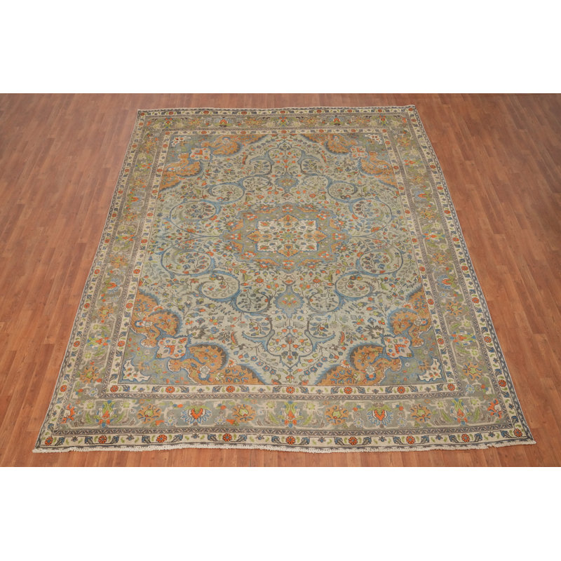 Tapis traditionnel fait à la main 10 x 12