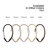 Zinc Shower Curtain Hook-60985626
