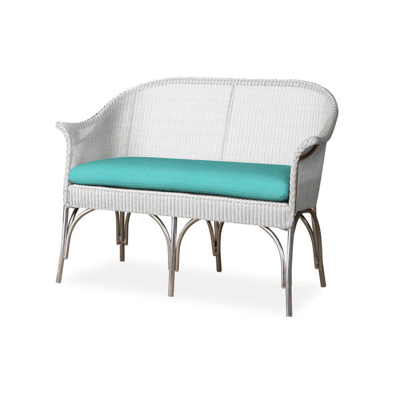All Seasons Outdoor 2 - Seat, White, Bamboo Bay Sky
