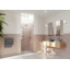 Stellar 39 in. x 78 in. Fully Frameless 3 Panel Inline Hinge Shower Door