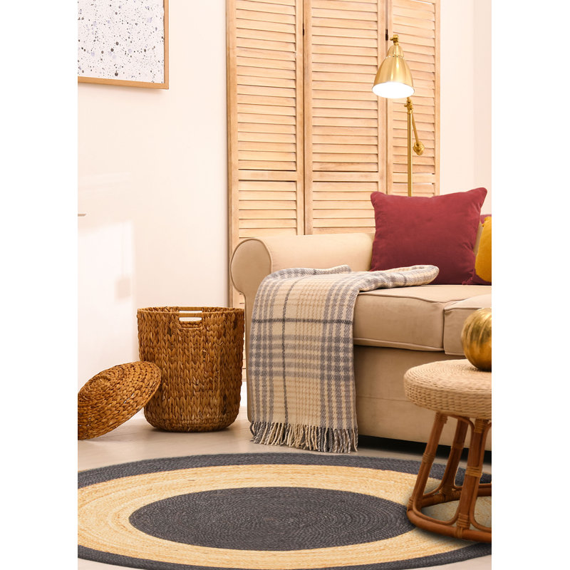 Palas Denizli Grey Rug 3'10" x 3'10"