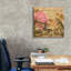 Latitude et latitude, voyage à Londres, par Art Licensing Studio, art mural sur toile, 26 po x 26 po