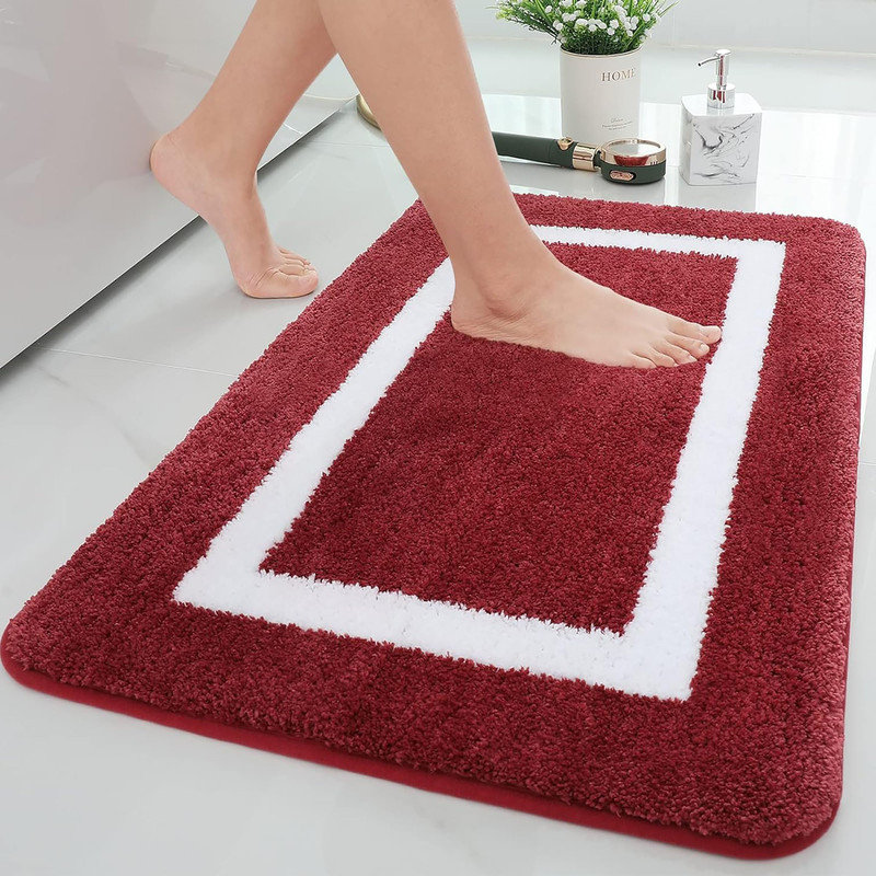 Latitude Run® Laretta Microfiber / Microsuede Bath Mat | Wayfair