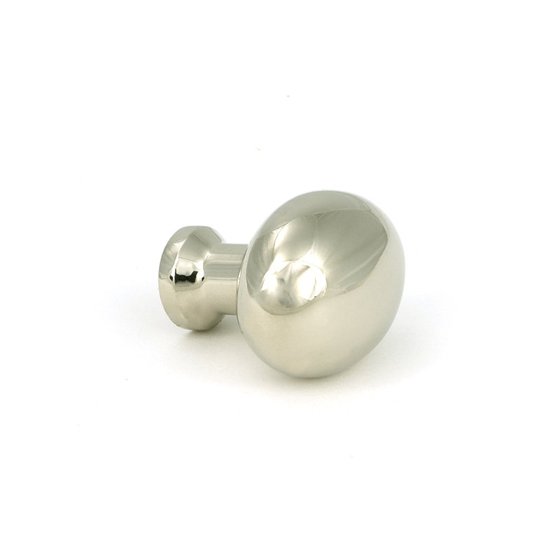 Moore Cabinet Knob, 1.26" Knob Diameter, Polished Nickel