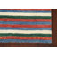 Tapis unique en laine noué à la main beige / rouge / bleu nouvel âge 2 pi 1 po x 3 pi