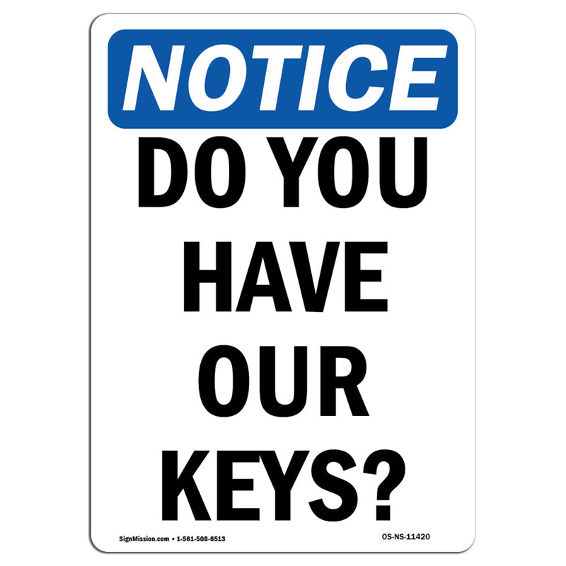 Notice Sign