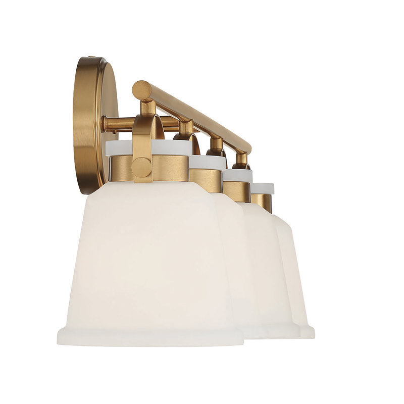 Gleanarm 2-Light Bathroom Vanity Light In Chrome, Chrome, 2 Lights, 10.5" H x 16" W x 16" D