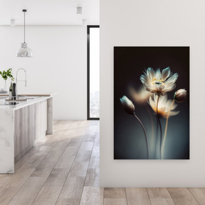 Fleurs éthérées - Affiche murale contemporaine