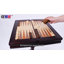 Table de backgammon en bois GSE 3-en-1, jeu de dames d'échecs et jeu de société