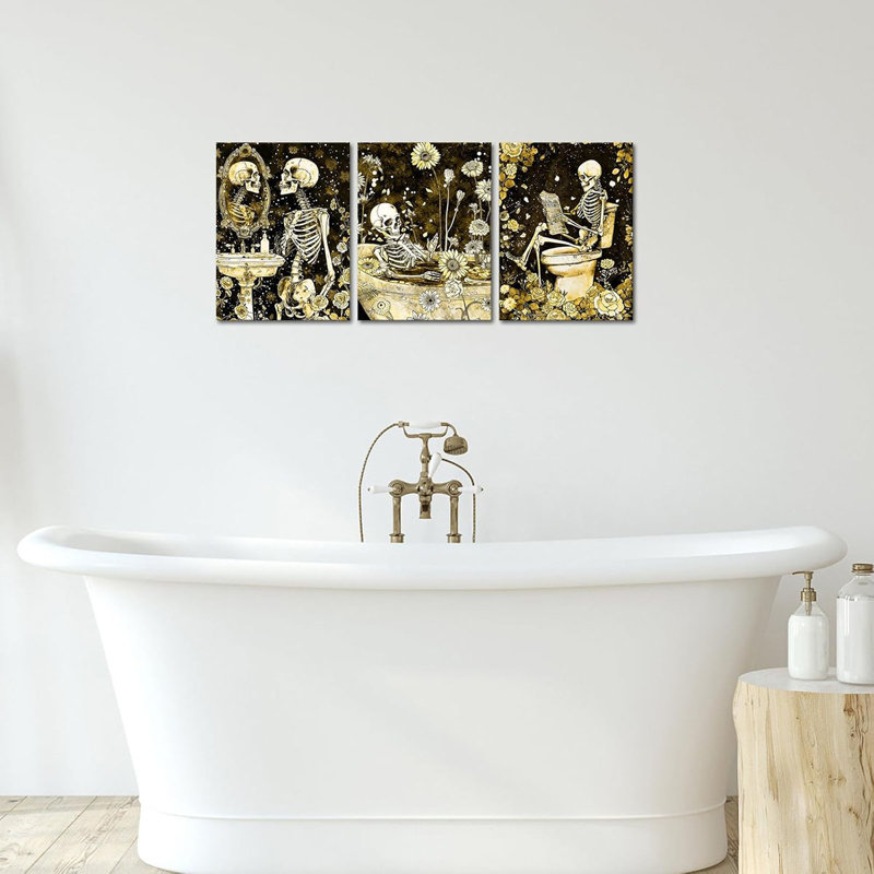 3 Piece Wrapped Canvas Wall Art