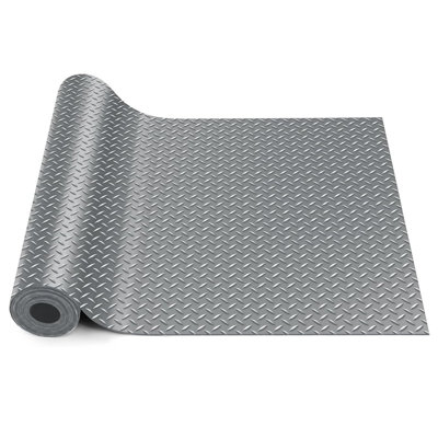 Rouleau de revêtement de sol en PVC sur mesure Lita gris
