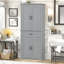 Armoire de rangement avec tiroir et tablettes réglables Stepheny-724916670-672371600