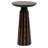 Modern Black & Walnut Wood Accent Table