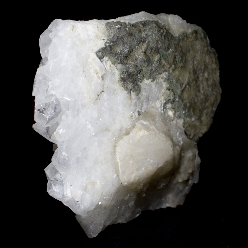 Apophyllite étincelante à 360 degrés avec Stilbite