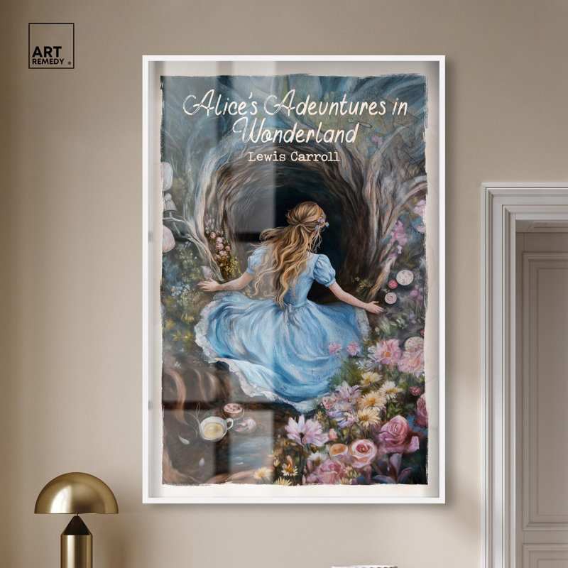 Art classique Alice, H 55 po x l 37 po, Blanc