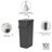 Brabantia Sort & Go Plastic Recycling Bin, 10.6 Gallon-93819332