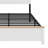 The Rustic Farmhouse Bed Frame With Storage Headboard Comes With A Built-In Charging Station-222310251