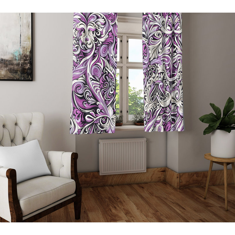 Paire de rideaux semi-transparents Blondene, L 40 po x L 82 po