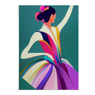 Pop Art Ballerina No.2 - Wall Art