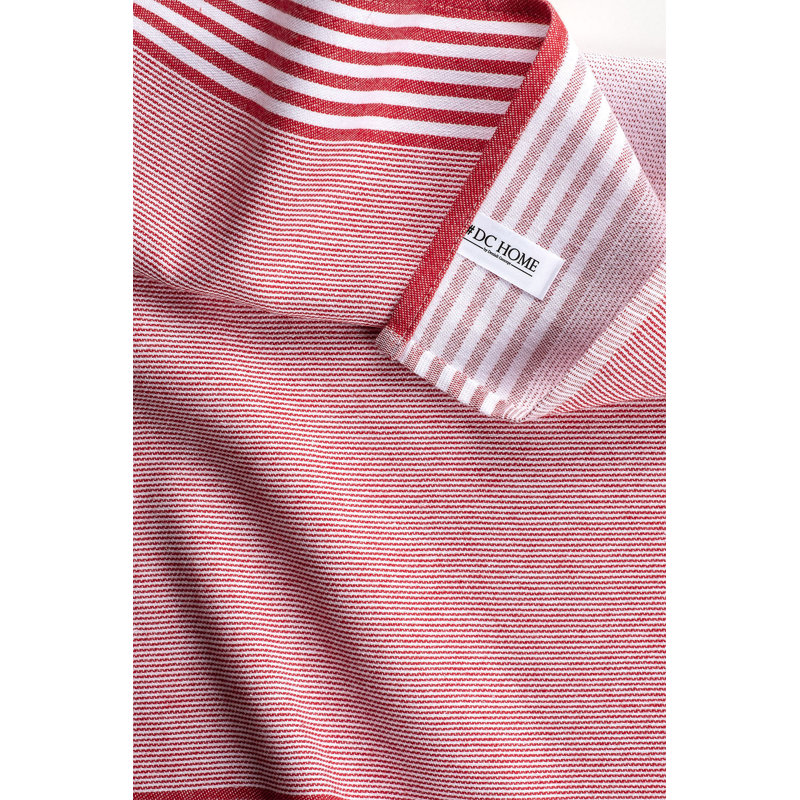Ensemble de serviettes de toilette de qualité supérieure (5 pièces), rouge, 19,7 po x 27,6 po | 85% coton / 15% polyester, 8,0 oz / m² | Lavable en machine à 30-40 ° C | Doux, absorbant, parfait pour la maison ou la salle de sport, confort luxueux