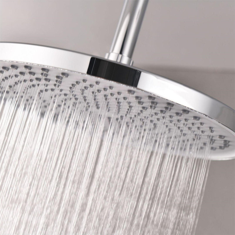 Pomme de douche réglable multifonctionnelle de luxe, Chrome