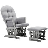 Fauteuil oscillant et repose-pieds Goslinga