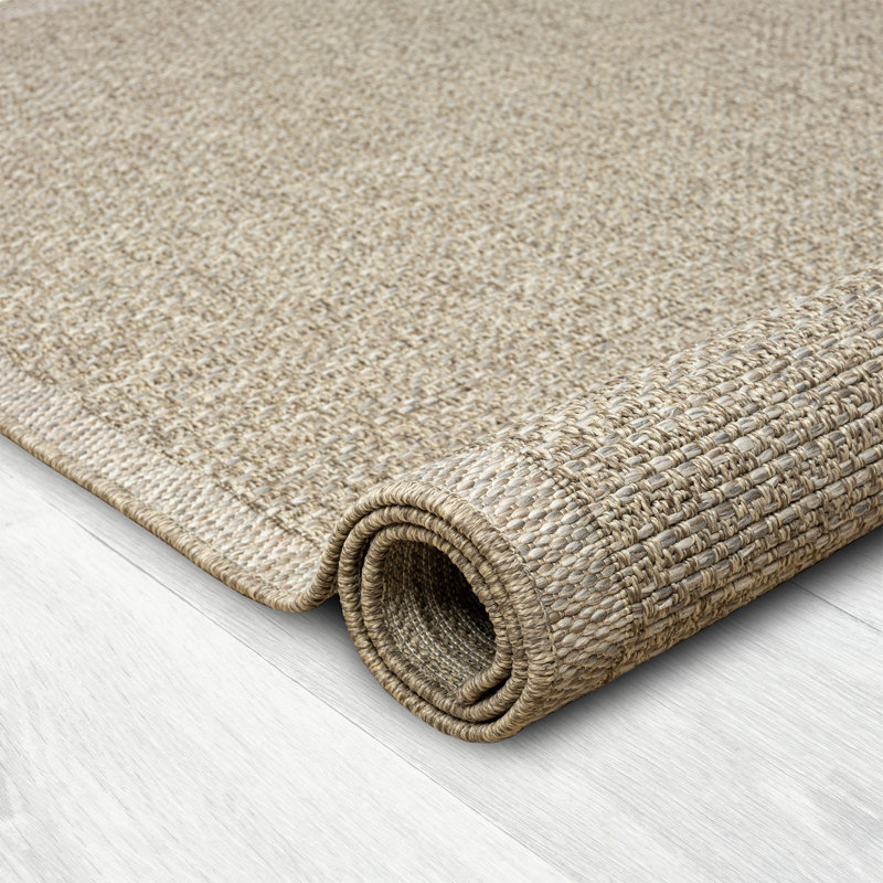 Laurel Foundry Modern Farmhouse® Guillot Flatweave Faux Jute Tan ...