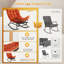 Ensemble de repose-pieds surdimensionné Papasan-2142598383