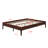Contemporary Low-Profile Bed Base Featuring Durable Slat Foundation and Tool-Free Setup-1383230829