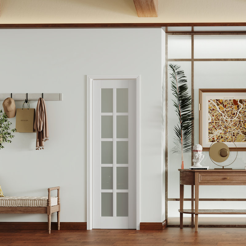 Portes intérieures en panneaux de fibres à densité moyenne, avec quincaillerie non incluse., 24" x 80"