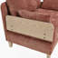 Canapé-lit pliable inclinable, canapé-lit convertible 3-en-1, décor moderne Mid-Century, convient aux petits espaces, avec trois coussins, peut être placé dans la chambre d'étude-1078339116