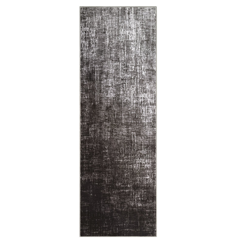Modern Abstract Area Rug, Washable Rugs for Living Room, Non Slip & Stain Resistant Ombre Print Accent Carpet, Low Pile Home Decor Floor Decoration Mat