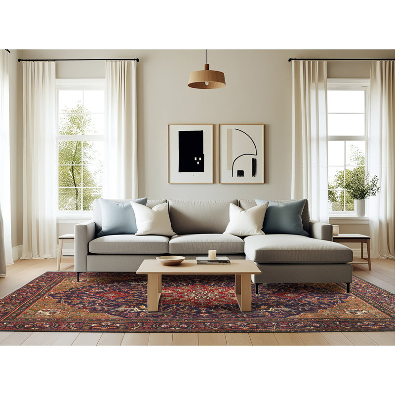 Birkdale Oriental Indoor Rug, Rectangle 6' x 9'