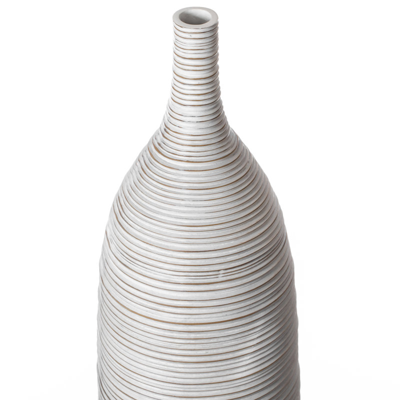 Vase de plancher Roddney, H 34 po x l 6,5 po x P 7,5 po, 1
