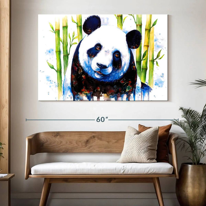 Brampt Blue Ashes, 34" H x 51" W