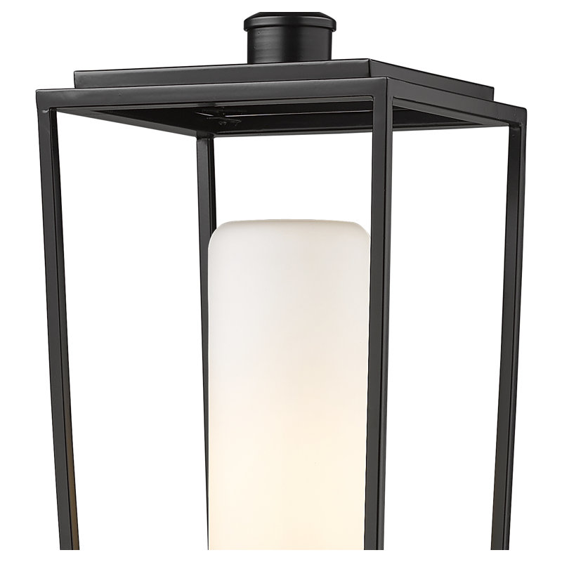 Jadine Frosted Lamp Post (Full), 111.25" H x 9.25" W x 9.25" D
