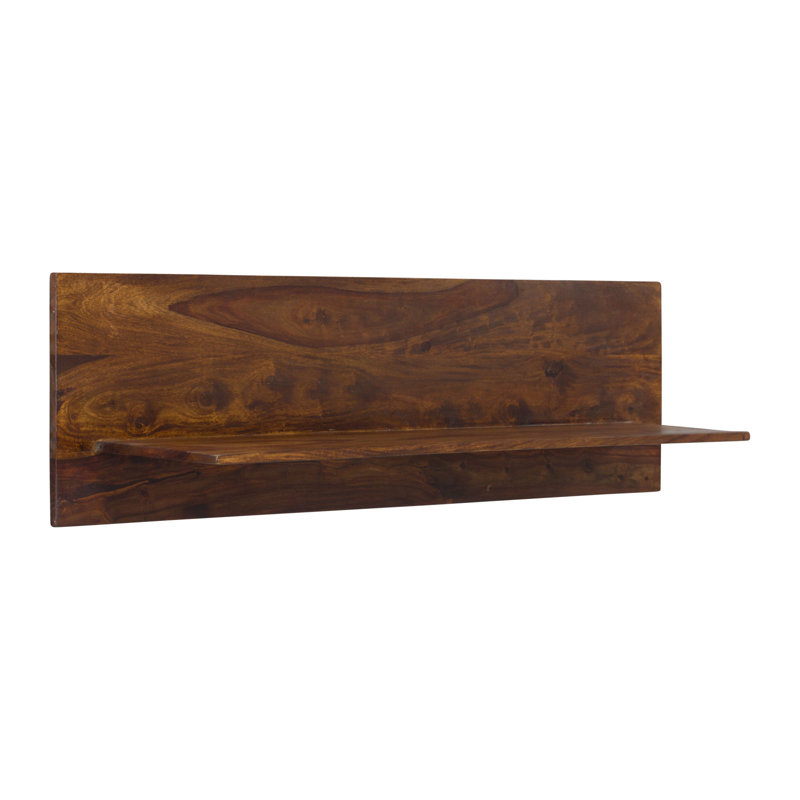Corban Palsiander Solid Wood Floating Shelf