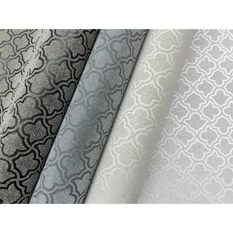 Papier peint doré et noir Uptown Glam, Beige